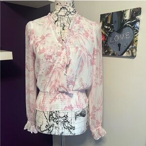 Maison d’Amelie Long Sleeve Blouse NWT